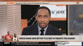 ESPN FIRST TAKE | Stephen A. react to Would Kawhi have better title shot in Toronto this season