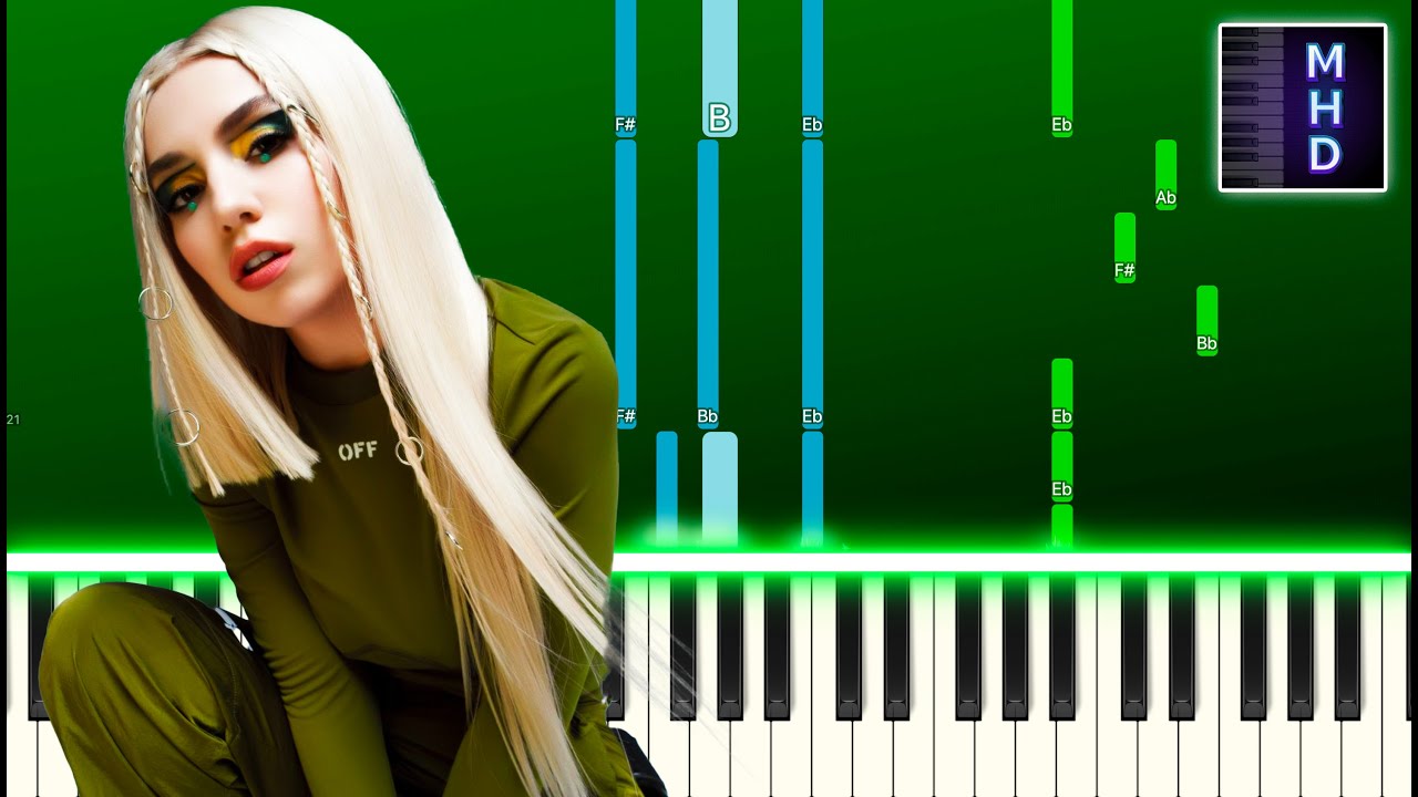 Ava Max - Rumors (Piano Tutorial Easy)