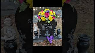 grave of Little Sarah🎀 Special thanks to @graceann547  #memorial #cemetery #grave #watersafety