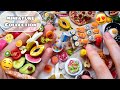 My entire miniature collection  dollhouse food art  strawberrypuffcake