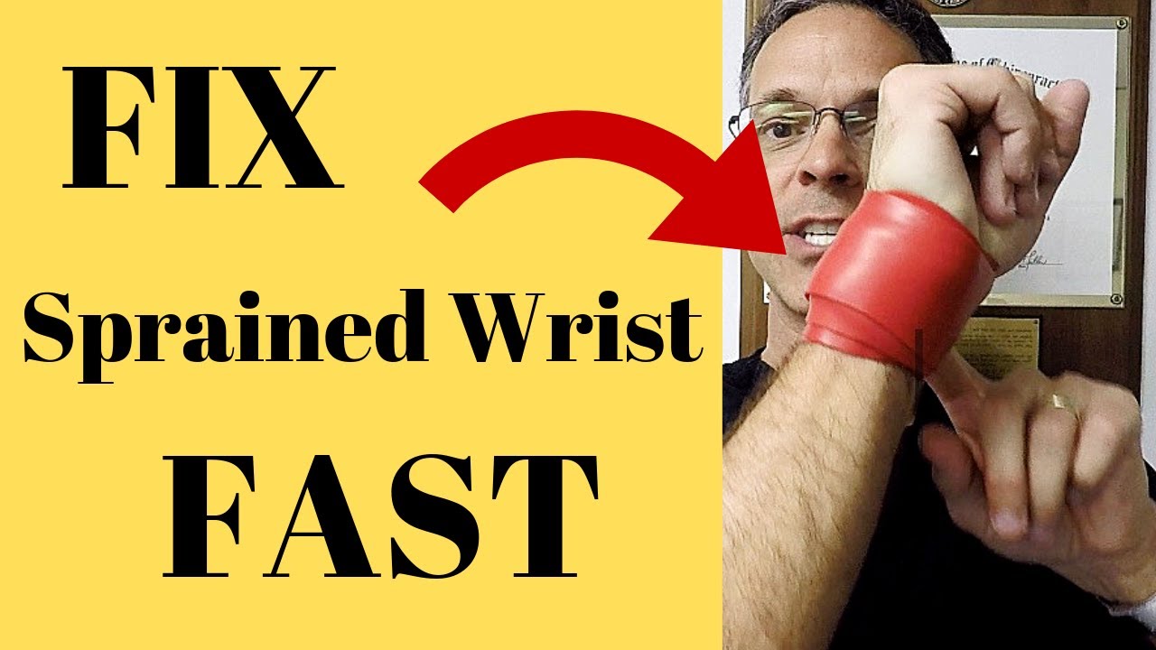 Pine juni variabel How to Heal a Sprained Wrist REALLY FAST - YouTube