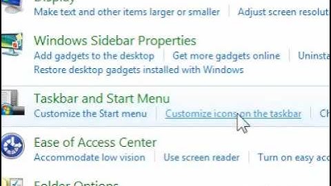 How to customize taskbar icons in Windows 7