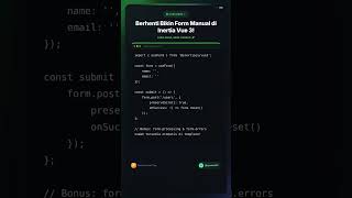 Berhenti Bikin Form Manual di Inertia Vue 3!