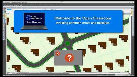 Civil Designer Software Open Classroom - Troubleshooting