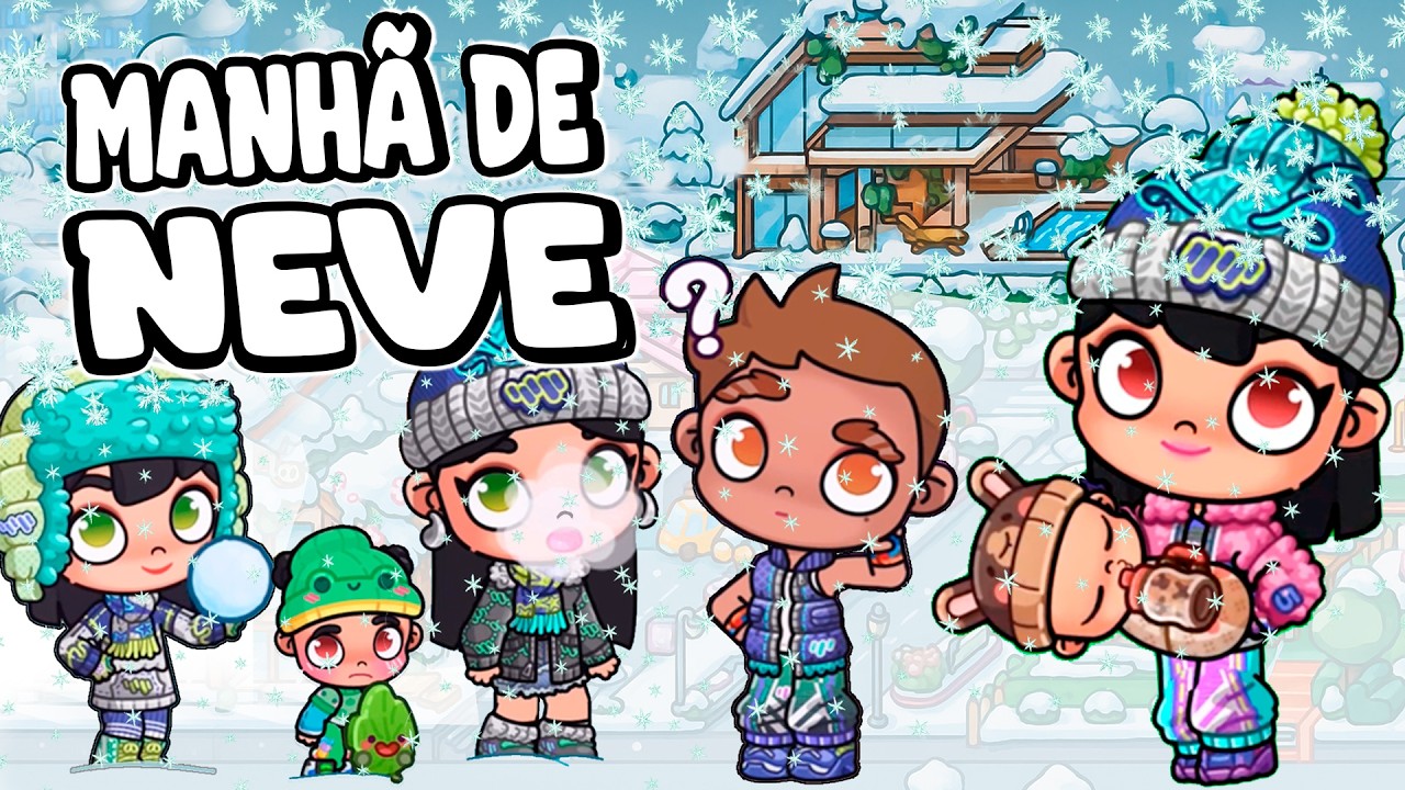 ROTINA DE NEVE, FAMÍLIA PATTER | PAZU AVATAR WORLD ROTINAS E HISTÓRIAS