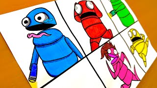 Drawing R.E.P.O 6 PLAYERS of THE NEW HORROR GAME