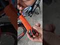 Wow ,,, Great idea with plastic bottle and rope ! Bike repair tip! #bike #diy #asmr #shorts