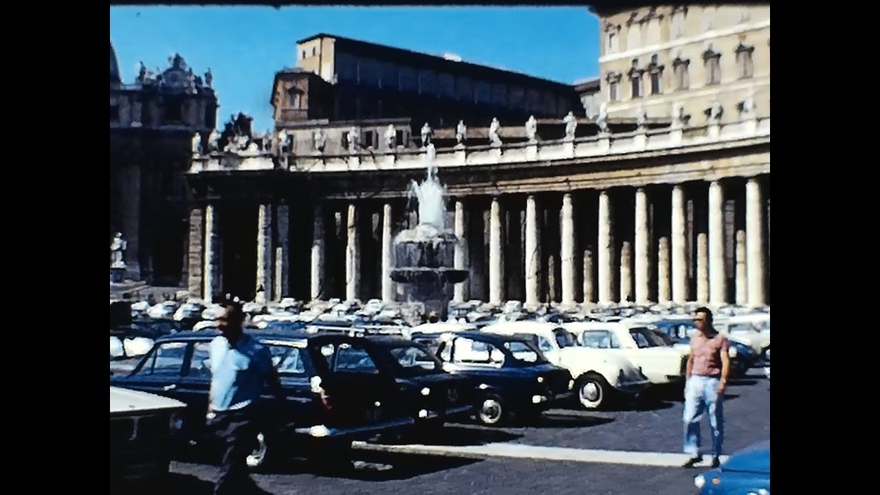 1968 | 8mm Home Movie | Vacation to Rome! Including the Vatican, the Roman Forum, & Much More!