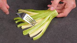 I Cut a Zucchini Like THIS... The Turkish Secret Changed Everything!
