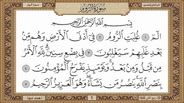 سورة الروم بصوت الشيخ حسن صالح 030