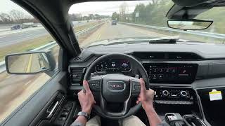 2025 GMC Sierra 1500 AT4X 6.2 V8 POV Test Drive (Acceleration, Driving Impressions) 2025 Gmc Sierra 1500 At4x Test Drive Full Review