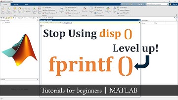 How to use fprintf in matlab | fprintf in matlab | Formatting text using fprintf