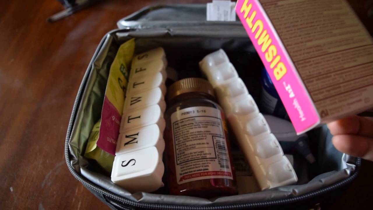 Traveling Medicine Bag Prep (Summer Survival) YouTube