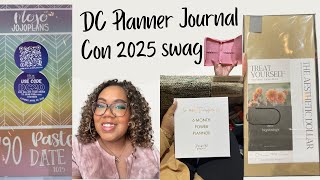 Dc planner journal con 2025 swag haul