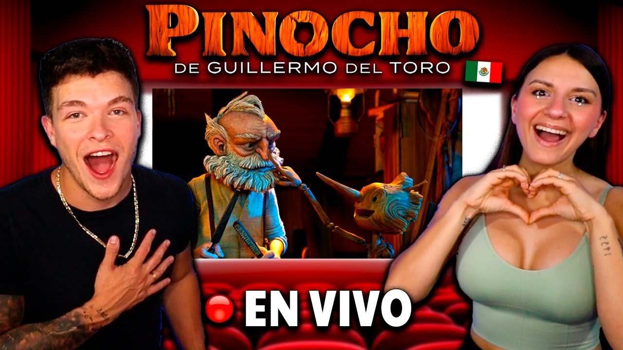 🔴 REACCIONAMOS a PINOCCHIO EN VIVO de Guillermo del Toro