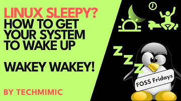 How to get LINUX to WAKE UP (suggestions for a sleepy system)