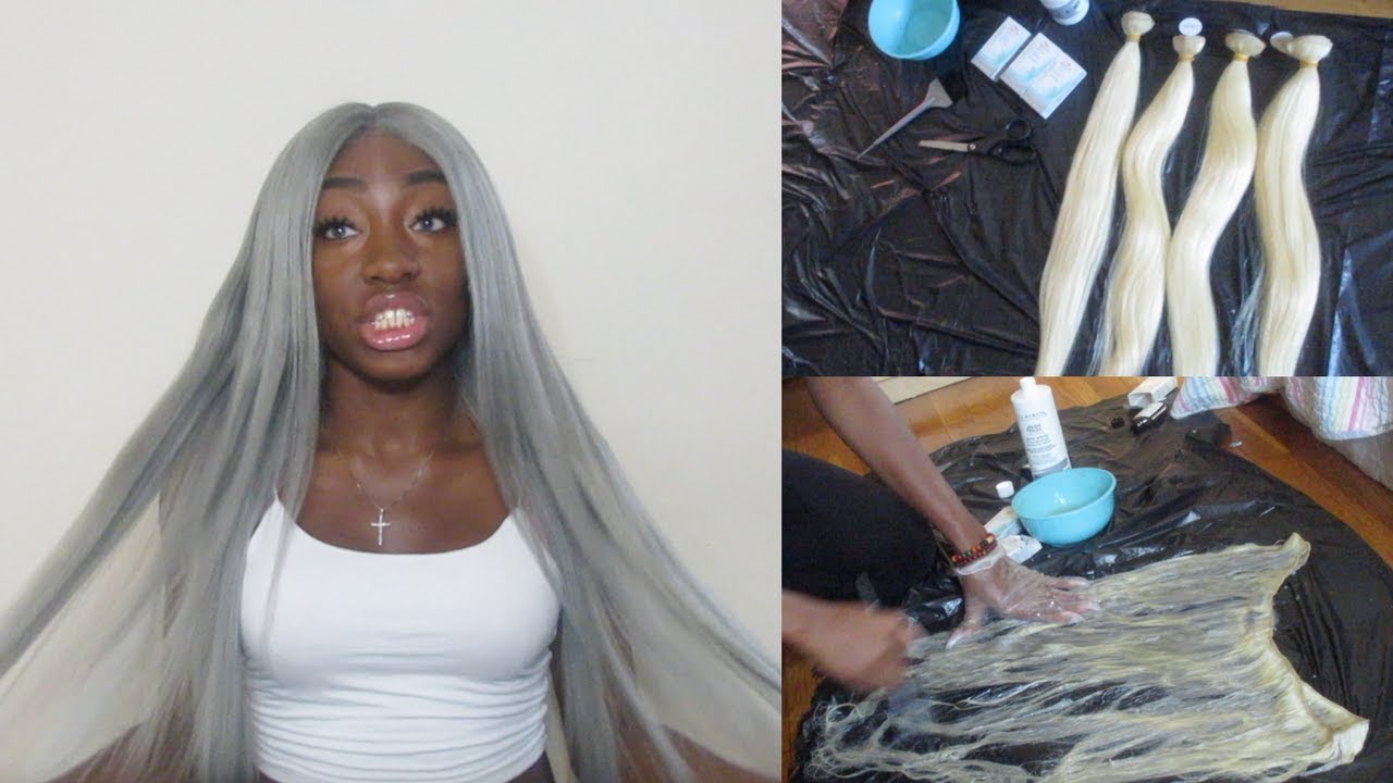 How To Get Gray Silver Hair The Easy Way Ft New Star Hair Aliexpress