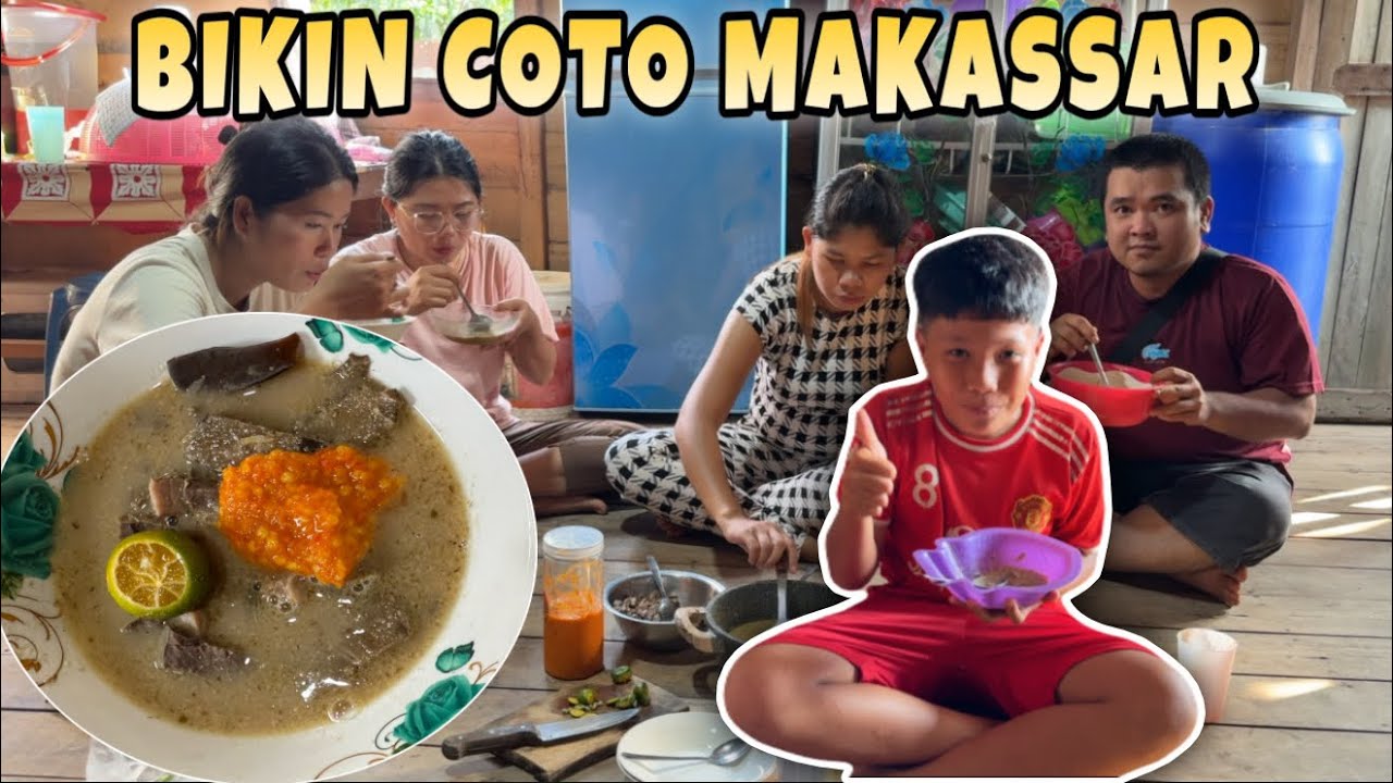 BIKIN COTO KHAS MAKASSAR YANG KAYA AKAN REMPAH MAKAN BARENG CECE