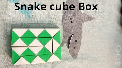 How to make Snake cube rectangle/box