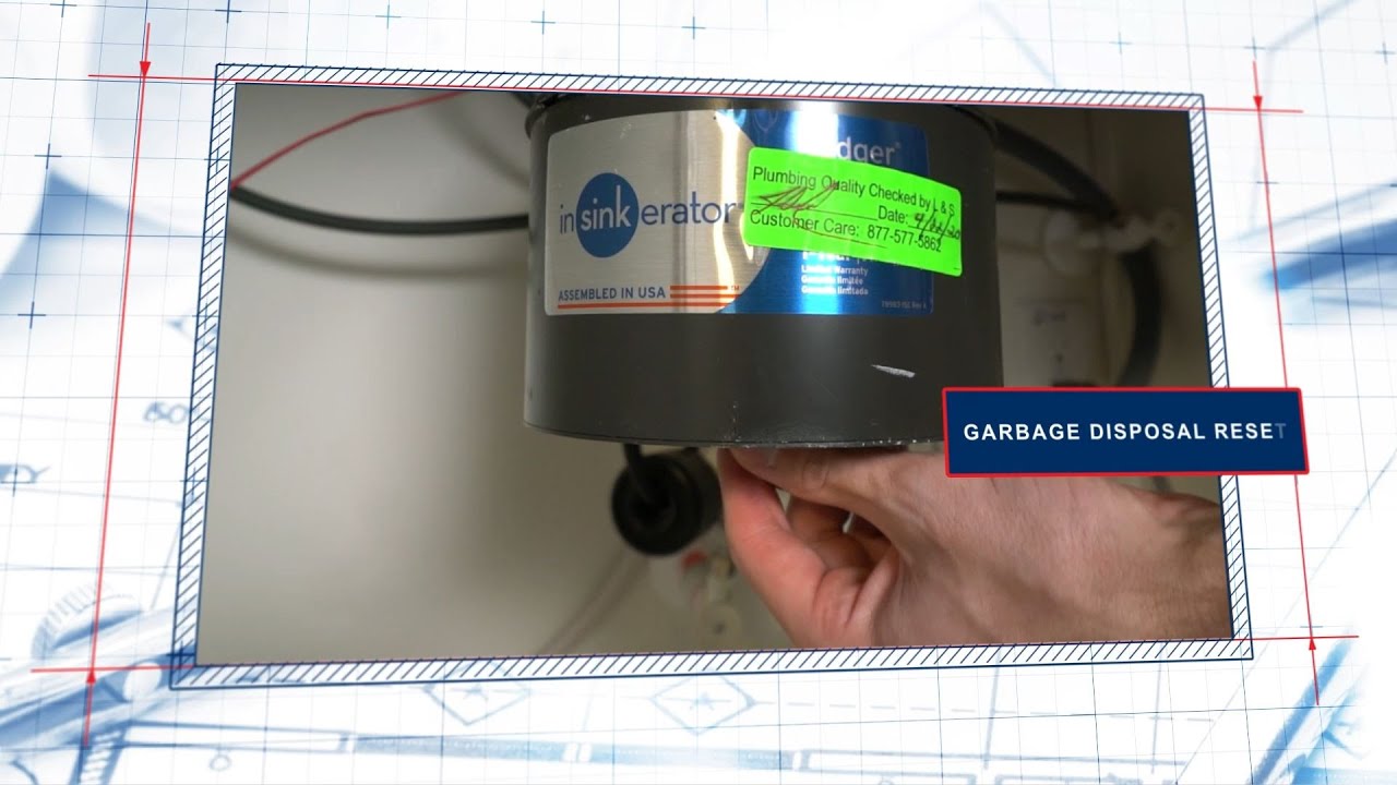 First Texas Homes How To Reset Garbage Disposal YouTube