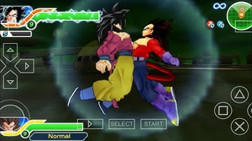 DBZ ttt-mod Ssj4 Goku and Ssj4 Vegeta Fusion using potara ear rings