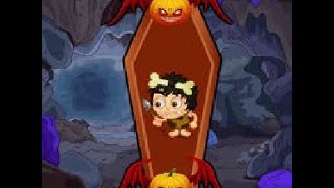 caveman escape from coffin video walkthrough