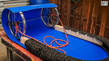 DIY Winter Sled: Rugged, Reliable, and Ready for Snow!