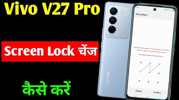Vivo V27 Pro me screen lock change kaise kare | how to change screen lock in Vivo V27 Pro
