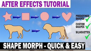 After Effects Shape Morph Tutorial - Quick & Easy