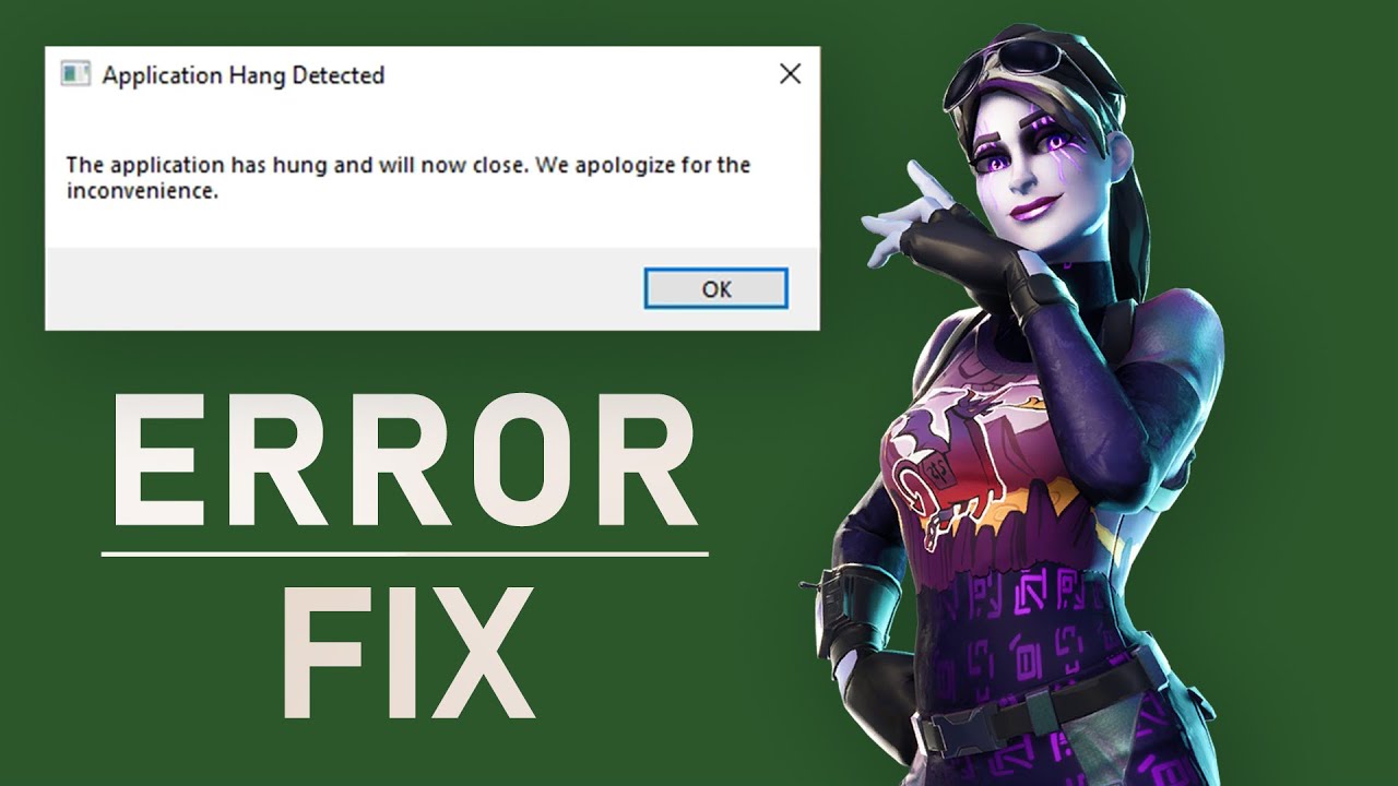 Fortnite - How To Fix “Application Hang Detected” Error - YouTube