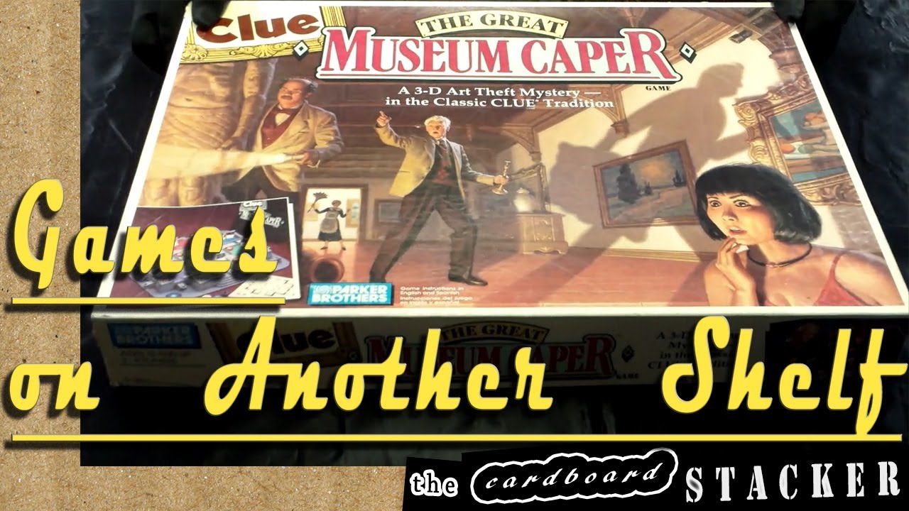 Clue The Great Musuem Caper Walkthrough & Review The Cardboard