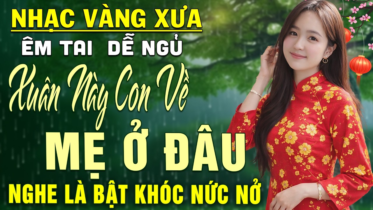 Xuân Này Con Về Mẹ Ở Đâu ➤Nhạc BOLERO Trữ Tình DIỄN QUÂN Nghe CỰC ÊM TAI Dễ Ngủ -NGHE LÀ KHÓC NÚC NỞ