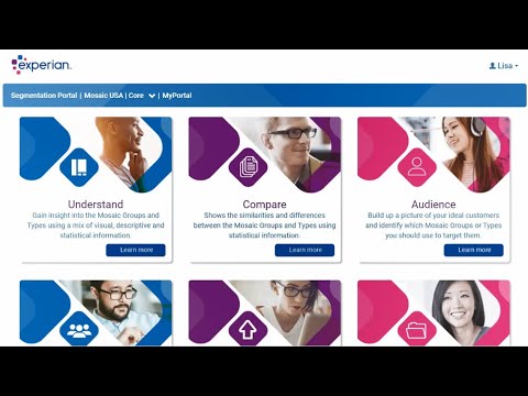 Using the Audience Tool in the Experian Segmentation Portal