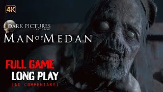The Dark Pictures Anthology: Man of Medan - Full Game Longplay Walkthrough | 4K | No Commentary