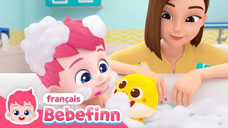 🫧La Chanson du Bain | EP53 | Chanter avec Bebefinn | Bebefinn en français👶 Chansons pour Enfants