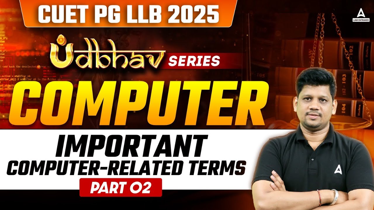 Important Computer Related terms Part 2 Class for CUET PG LLB | CUET PG ...