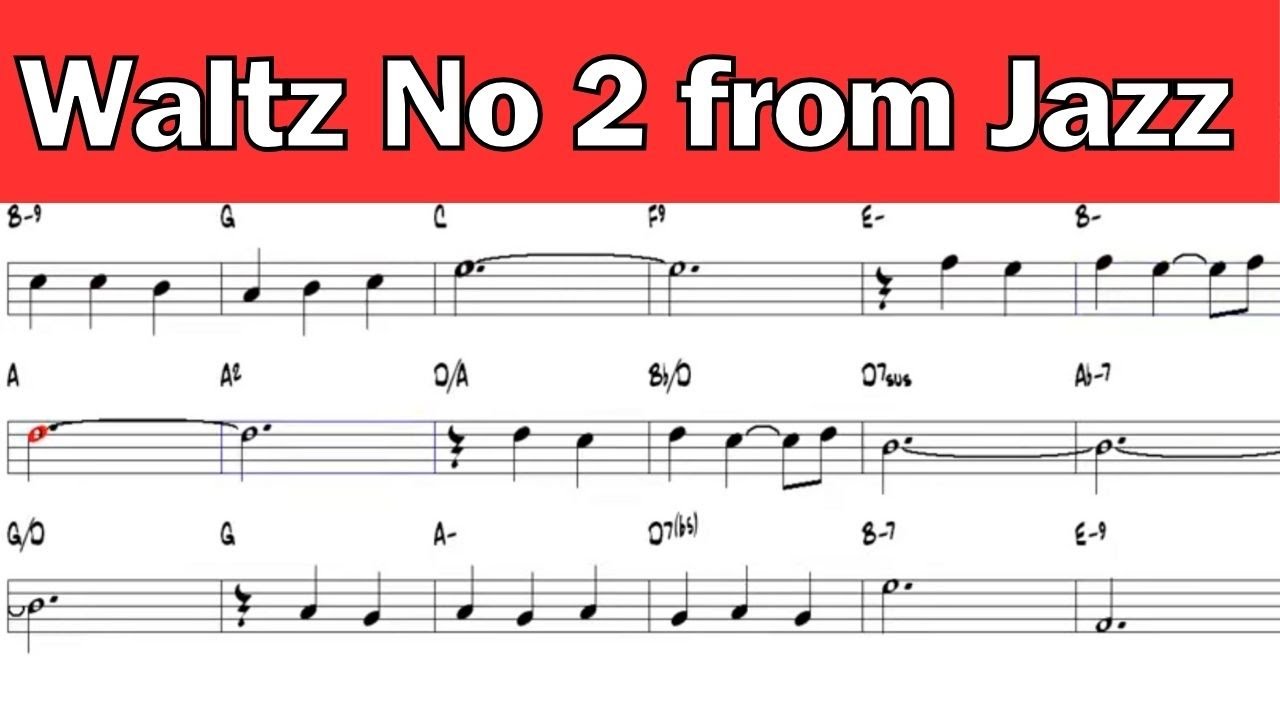 Waltz No 2 from Jazz Suite No2 - D Shostakovich - Tenor Sax