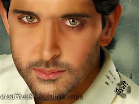 painting of Hrithik Roshan Dugggu HR