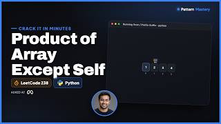 Product of Array Except Self - LeetCode 238 | Running Scan / Prefix-Suffix (Python)