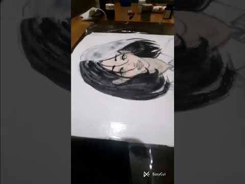 watercolor painting very sorry for the late update 😅 #art #mist art