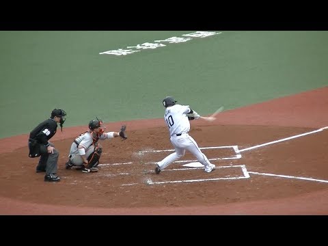 森友哉　同点ソロＨＲ（埼玉西武ライオンズ－読売ジャイアンツ　４回裏）