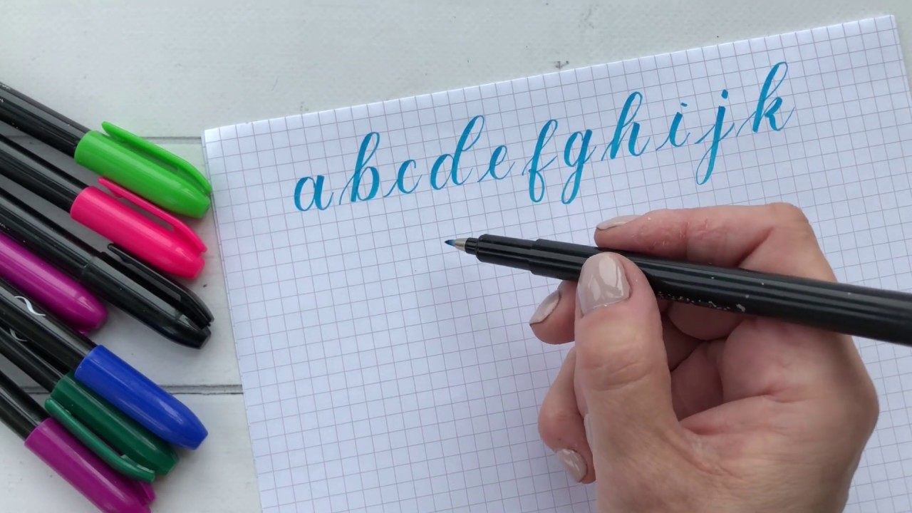 Calligraphy Demo - What's Inside the Deluxe Lettering Kit? 