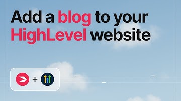 How to add a blog to a HighLevel site with DropInBlog