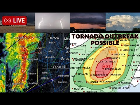 🔴 LIVE - SEVERE WEATHER / TORNADO OUTBREAK UPDATE (3/24/23) - YouTube