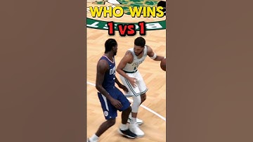 Jason Tatum vs Kawhi Leonard #nba2k24 #nba2k #nba