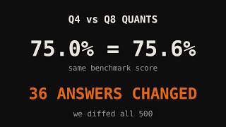 Q4 vs Q8 Quantization: Same Score, Different Answers (We Tested It)