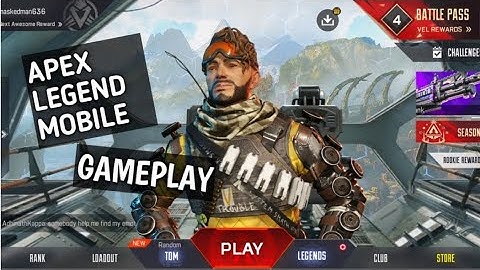 APEX LEGEND MOBILE GAMEPLAY (FIRST TIME PLAYING) 😍