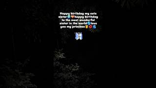 Birthday Wishes For Sisterbirthday wish sister short quotes ytshorts viral trending