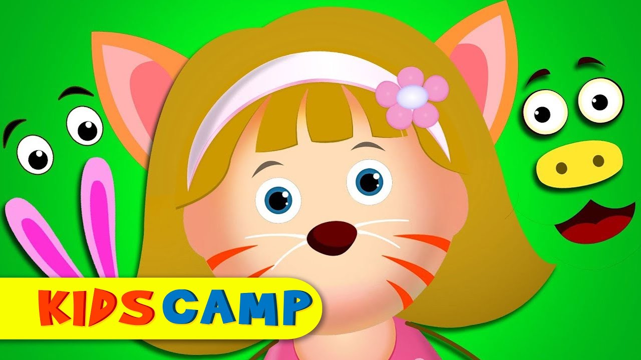 Let's Make an Animals Face With Elly | Learn Animals On Finger family by KidsCamp
