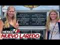 Mexico 🇲🇽 US 🇺🇲 Border Crossing By Foot - Nuevo Laredo to Laredo TX | 90+ Countries with 3 Kids